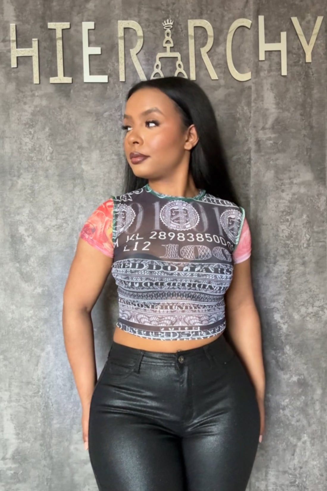 Money Talks Mesh Tee