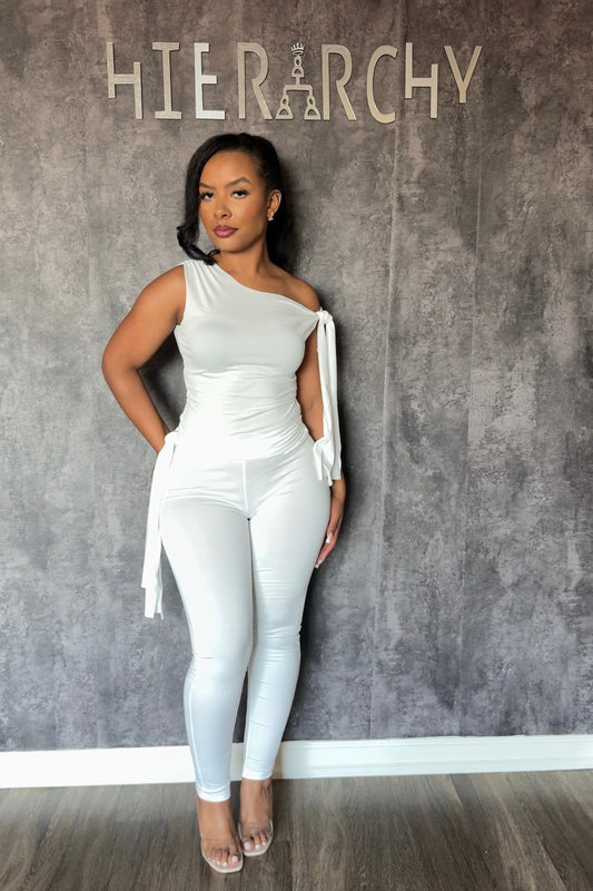 Aaliyah Off-Shoulder Tie Me Down Set