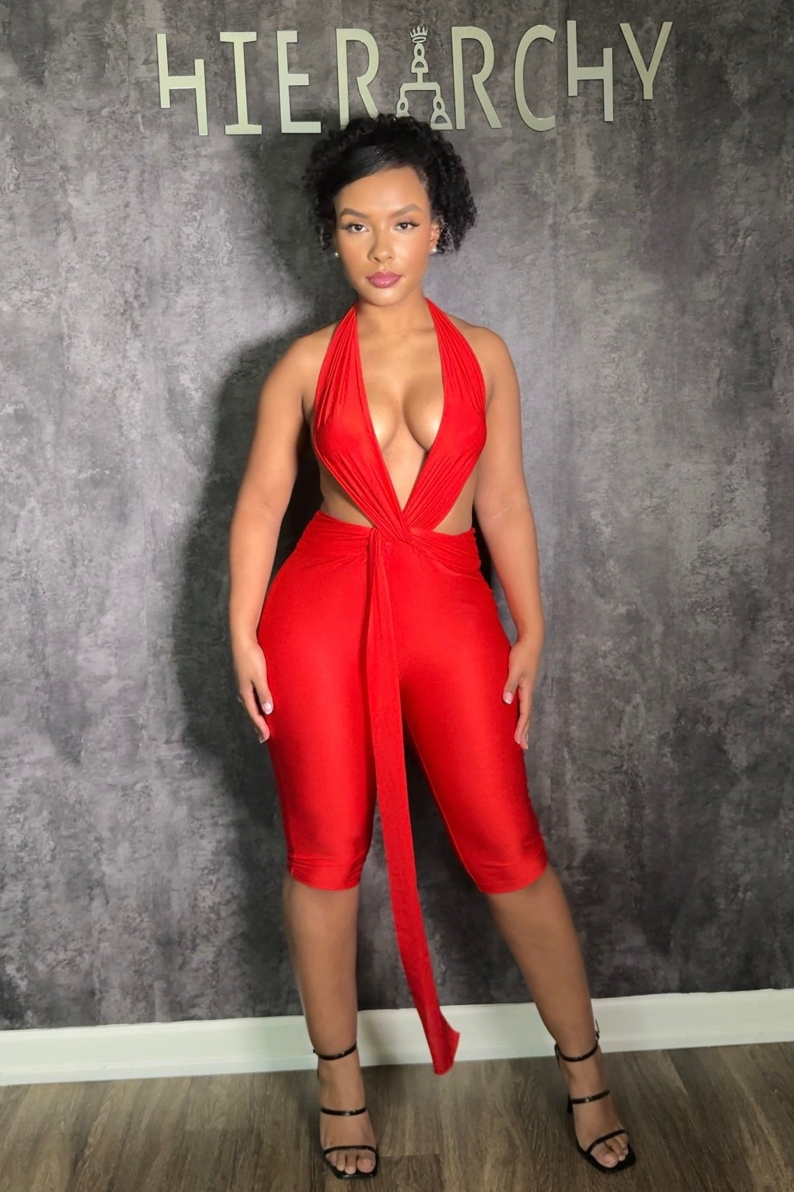 Arabella Tie Halter Jumpsuit
