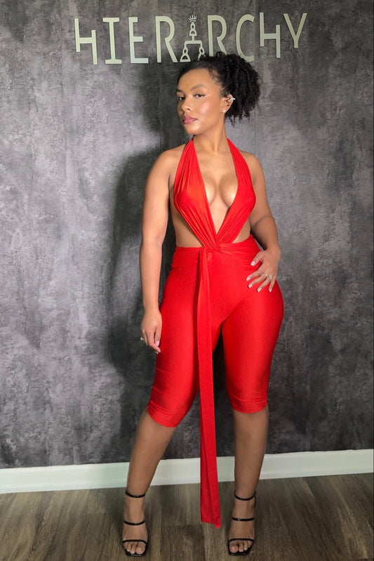 Arabella Tie Halter Jumpsuit