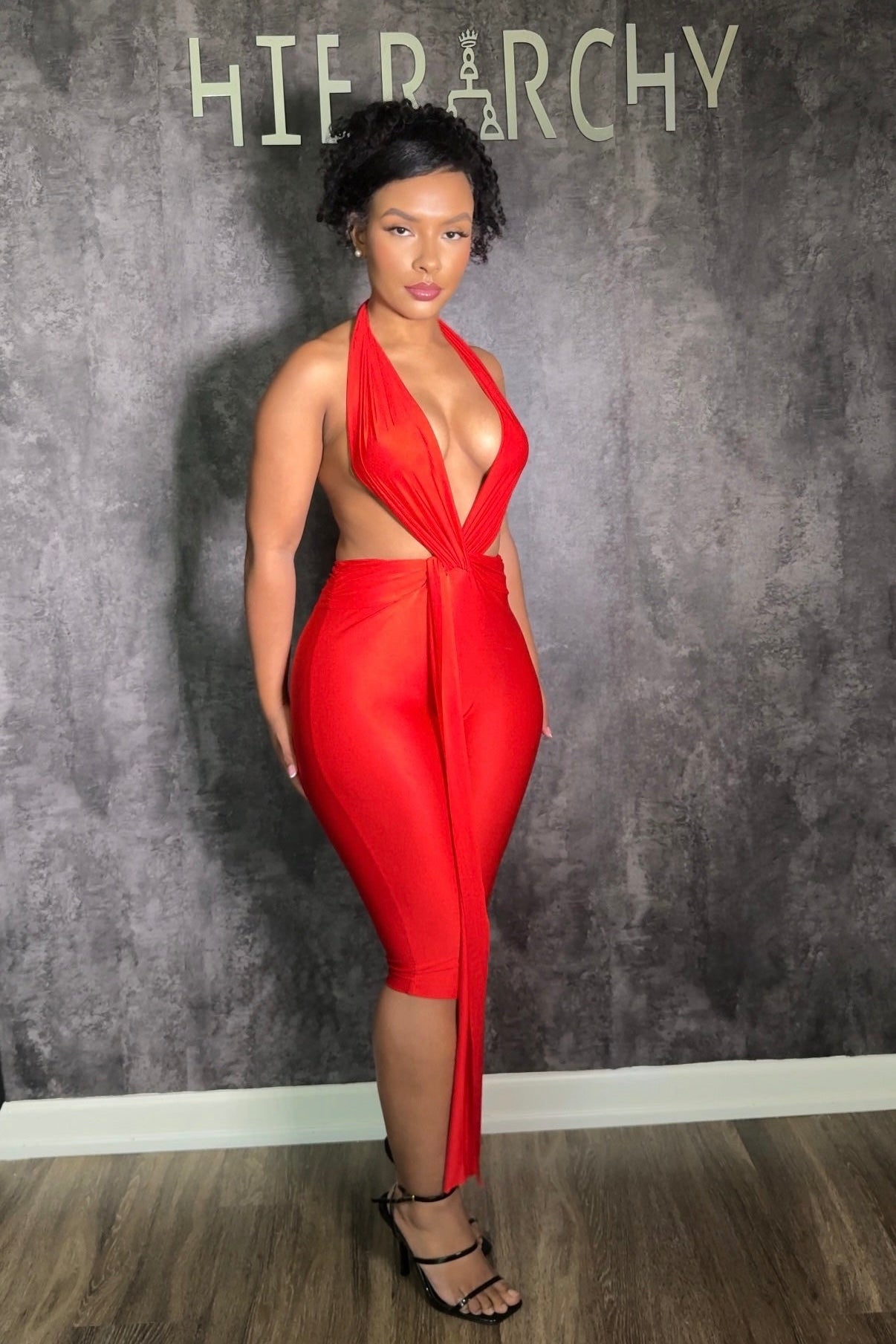 Arabella Tie Halter Jumpsuit